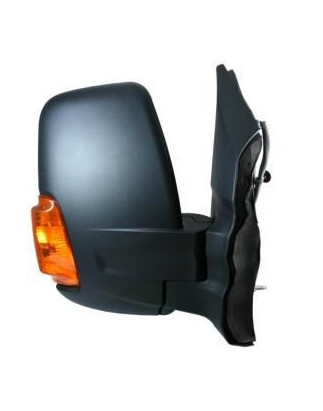 RETROVISORE ELETT DX CORTO NERO 6 ARANCIO FORD TRANSIT (F3/FCD/FDD/FAD/FED) 2013 2019 OEM 1911125