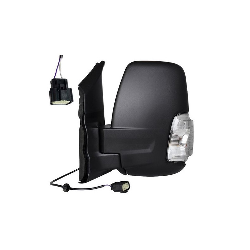 RETROVISORE MANUALE DX CORTO NERO 2 5W VERSIONE 01/2020  FORD TRANSIT (F3/FCD/FDD/FAD/FED) 2013 2019 OEM 2365911