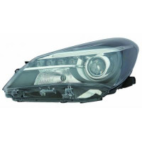 FARO FANALE PROIETTORE SX 5 H1R2 LED NERA LED ELETTRICA TOYOTA YARIS III (P13) 2014 2017 OEM 811700DA50