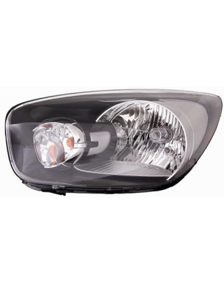 FARO FANALE PROIETTORE SX H4 NERA ELETTRICA KIA PICANTO (TA) 2011 2015 OEM 921011Y010