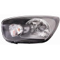 FARO FANALE PROIETTORE SX H4 NERA ELETTRICA KIA PICANTO (TA) 2011 2015 OEM 921011Y010