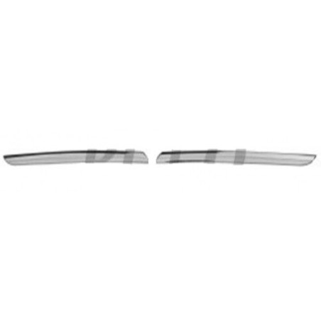 KIT MODANATURA GRIGLIA CROMATA RENAULT CLIO IV (BH/KH) 2013 2016 OEM 620723341R