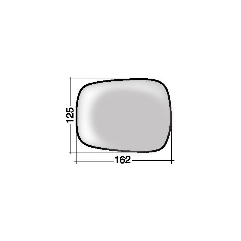 VETRO CON PIASTRA DX/SX NISSAN KUBISTAR (X76) 2003 2009 OEM 7701039896