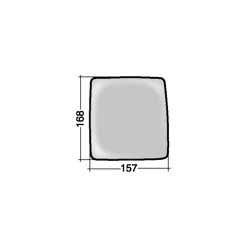 VETRO CON PIASTRA SX CROMATO OPEL COMBO (TF0/TF1) 2000 2012 OEM 24432469