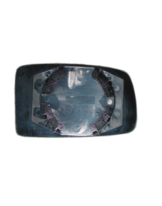 VETRO CON PIASTRA DX CROMATO FIAT PANDA (169) 2003 2014 OEM 71732872