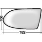VETRO CON PIASTRA SX OPEL ZAFIRA (T98) 1999 2005 OEM 6428749