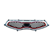 GRIGLIA RADIATORE 3 NERA SILVER/ROSSA KIA PICANTO (TA) 2011 2015 OEM 863501Y301
