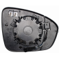 VETRO CON PIASTRA SX CROMATO CONVESSO C/SISTEMA BLIS RENAULT CLIO V (B7) 2019 2023 OEM 963667101R